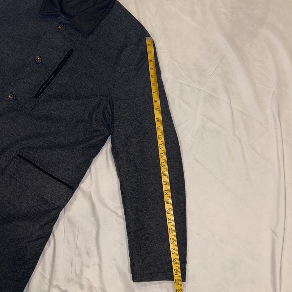 Vince Camuto Reversible Men’s Quilted/Cotton Blend Button Up Top Coat Size XL - Picture 14 of 16